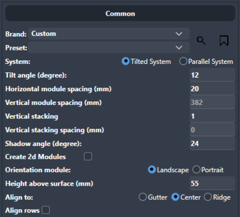 Generating module layout on rooftops