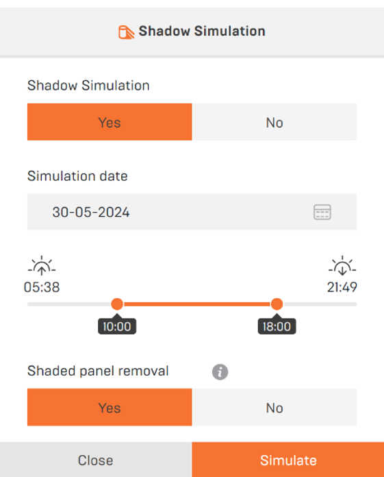 Simulate shadow